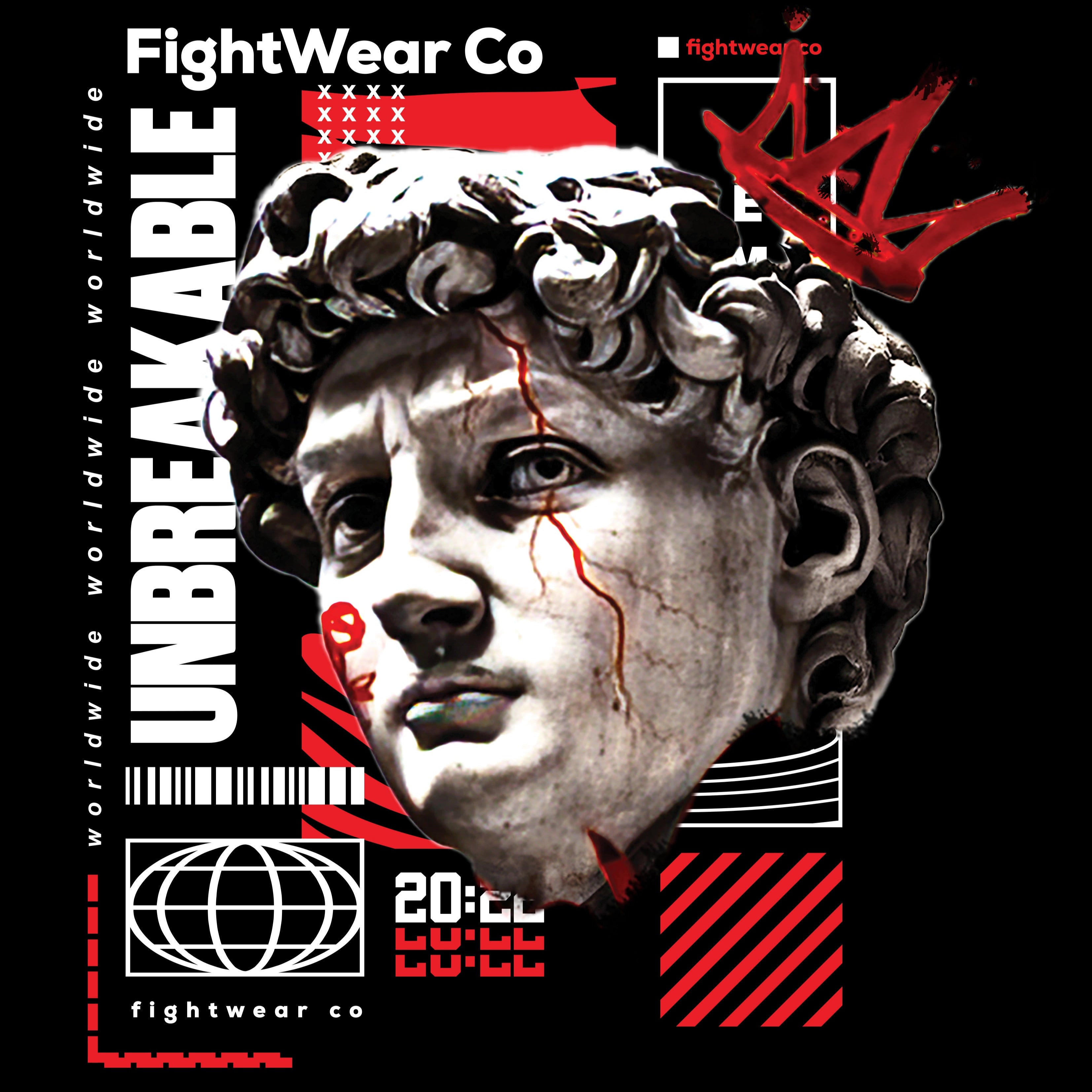 Sudadera con capucha unisex FightWear Co – Unbreakable